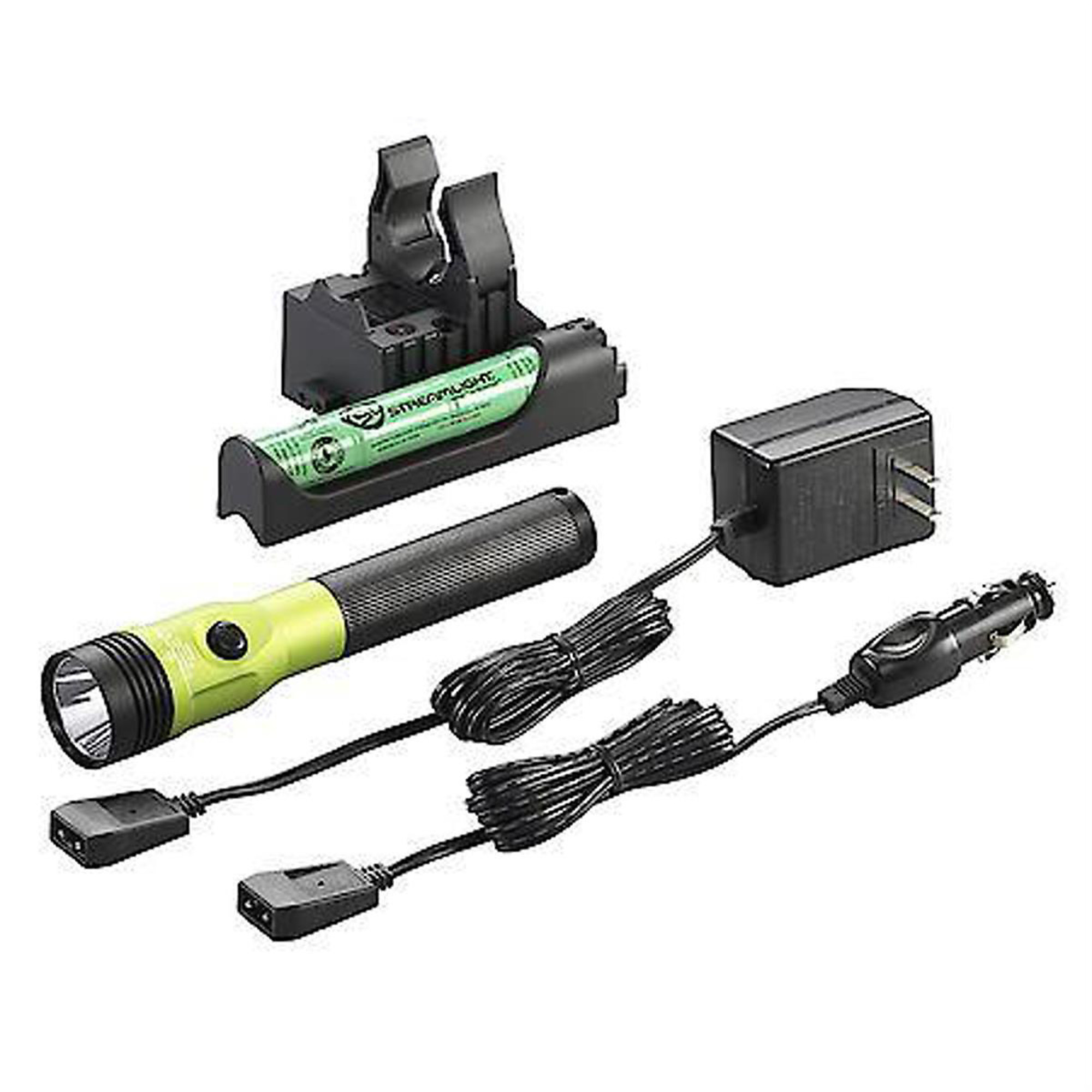 Streamlight Stinger LED HL Rechargeable Flashlight — 800 Lumens, 310m Beam, Lime Green, Model# STL75478
